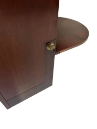 Art Deco Cabinet or Dry Bar with Clock, 1930s